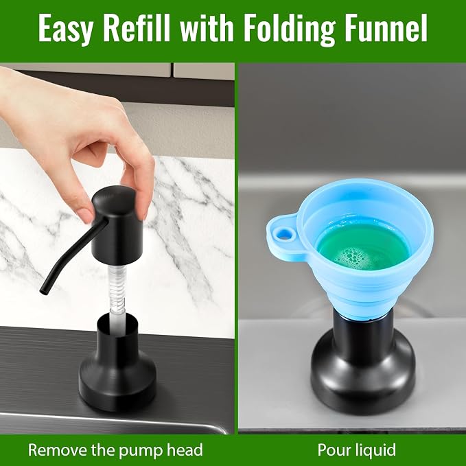 Soap Dispenser for Kitchen Sink, Kitchen Sink Soap Dispenser - Image 3