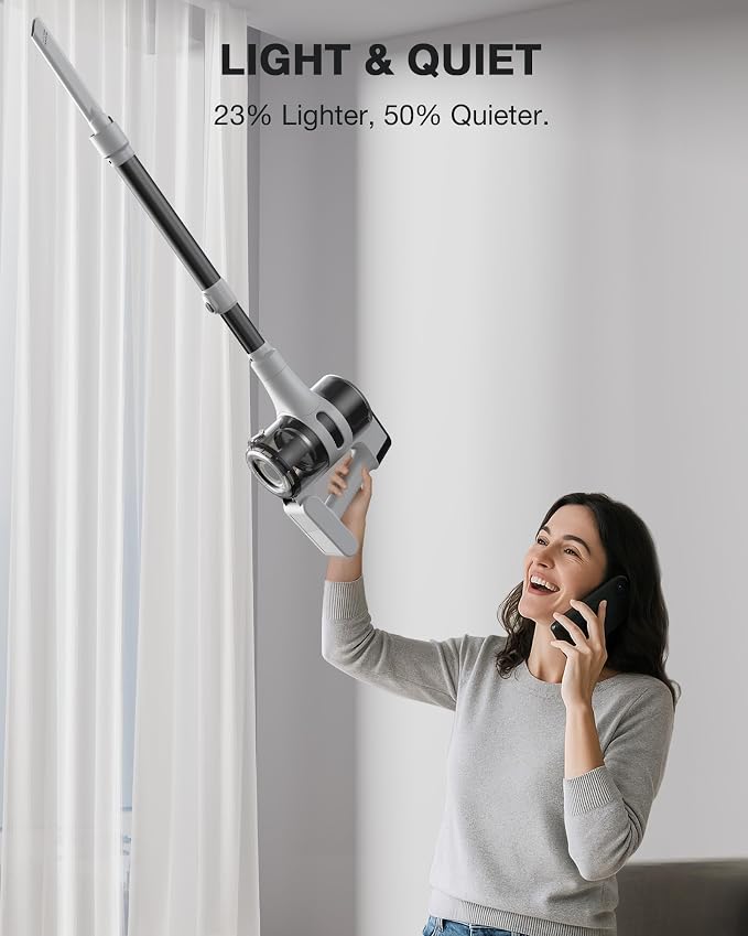 Cordless Stick Vacuum Cleaner for Home, Lightweight Rechargeable Vacuum - Image 6