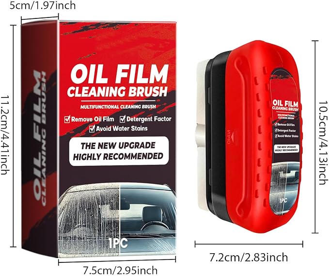 2 Pack Automotive Oil Film Cleaning Brush - Image 2