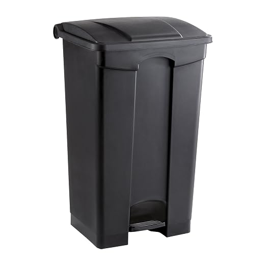 Safco Step On Plastic Trash Can by SafcoProducts