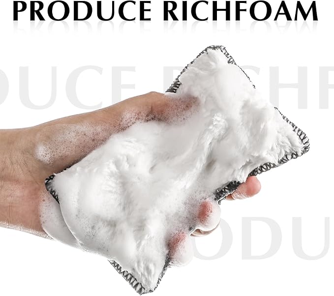 Mudder 8 Pcs Car Interior Scrubbing Sponge 5'' x 3'' Fiber Car Wax Applicator - Image 5