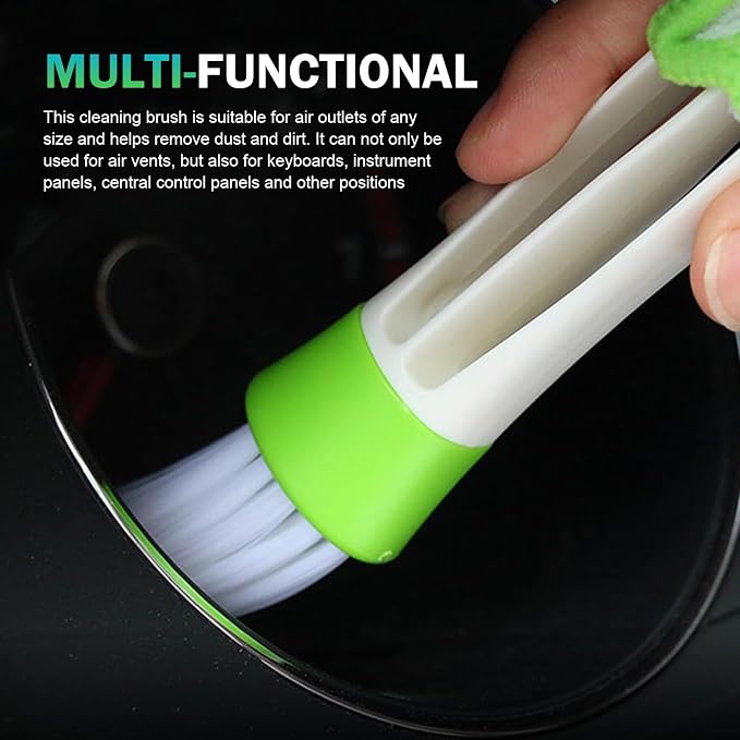 3 PCS Mini Dusters for Car Air Vent, Double Ended Mini Cleaning Brush, Window - Image 6