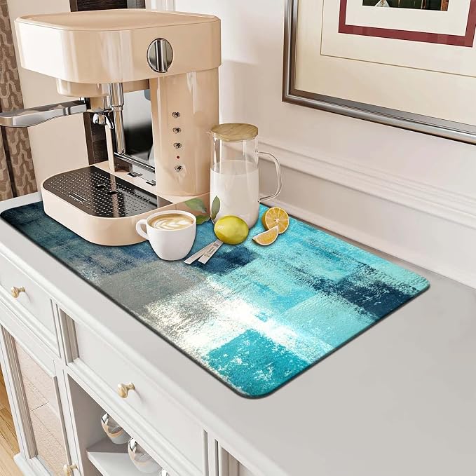 MCALK Turquoise Dish Drying Mat - Image 7