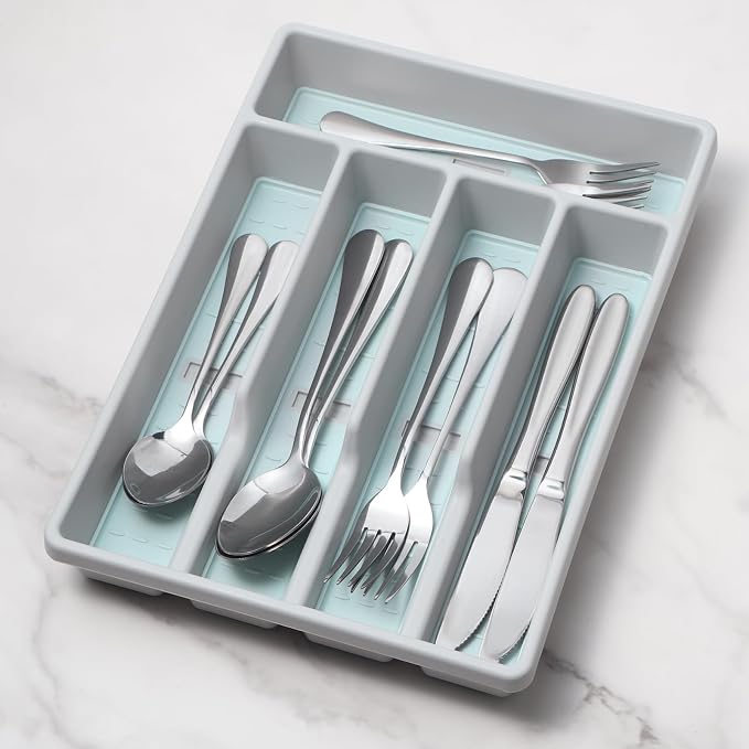 Silverware Organizer with Cutlery Icons，Silverware Tray - Image 4