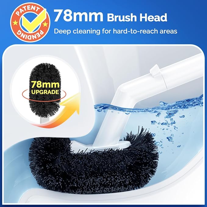 HAMITOR Toilet Plunger and Brush Set - Image 3