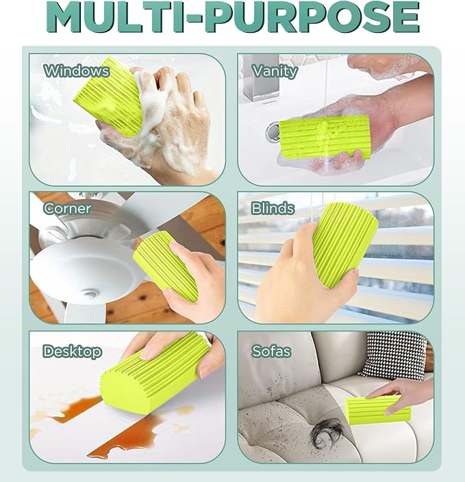 Sponge Duster, Dust Cleaning Sponge, Reusable Household Cleaning Sponge Tool - Image 4