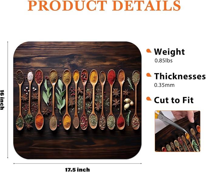 Kitchen Spices Dish Drying Mat - Image 7
