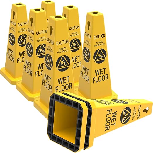 Plastic Traffic Cones, 4-Sided Message Cones, Road Safety Parking Cones by OranLite
