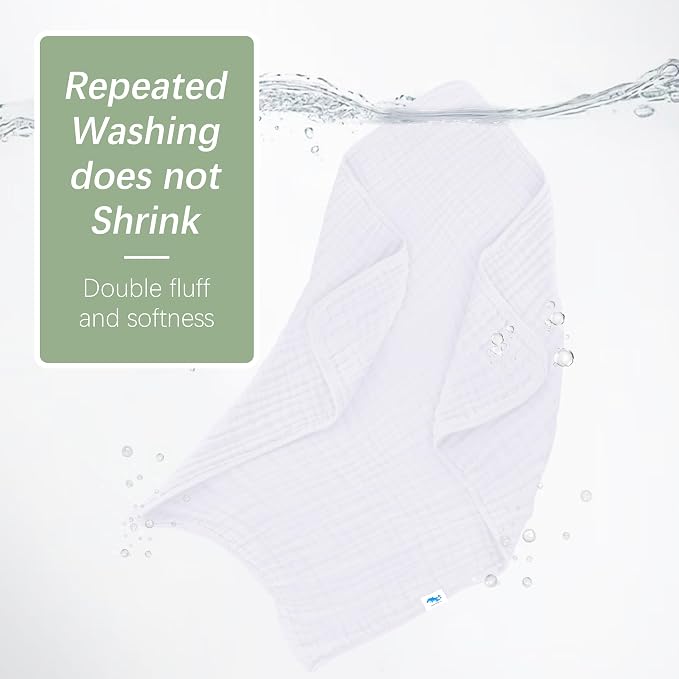 SWEET DOLPHIN Muslin Baby Bath Towels Blanket - Image 6