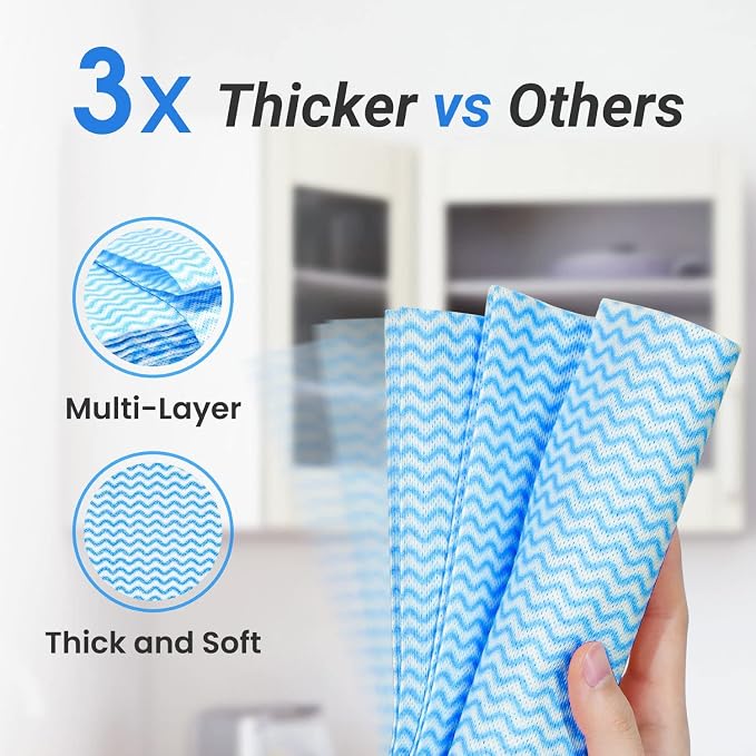 Disposable Dish Cloths Paper Towels, Domestic Cleaning Towels - Image 3