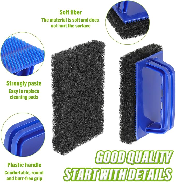 5 Pack Electric Cleaning Brush Pad Kitchen Bathroom Household Cleaning Pad - Image 3