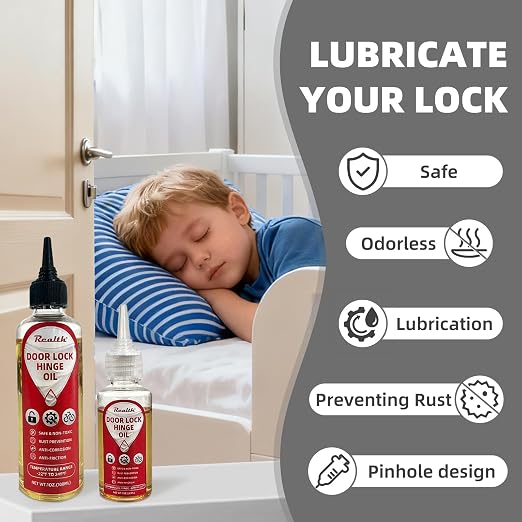 Realth Door Hinge Lubricant -Garage Door Lubricant Oil Great - Image 2