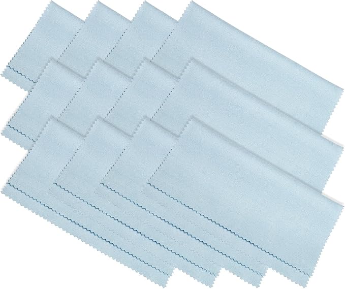 PATIKIL Eyeglass Microfiber Cleaning Cloth 7"x6", 12 Pack Glasses Cleaning by PATIKIL