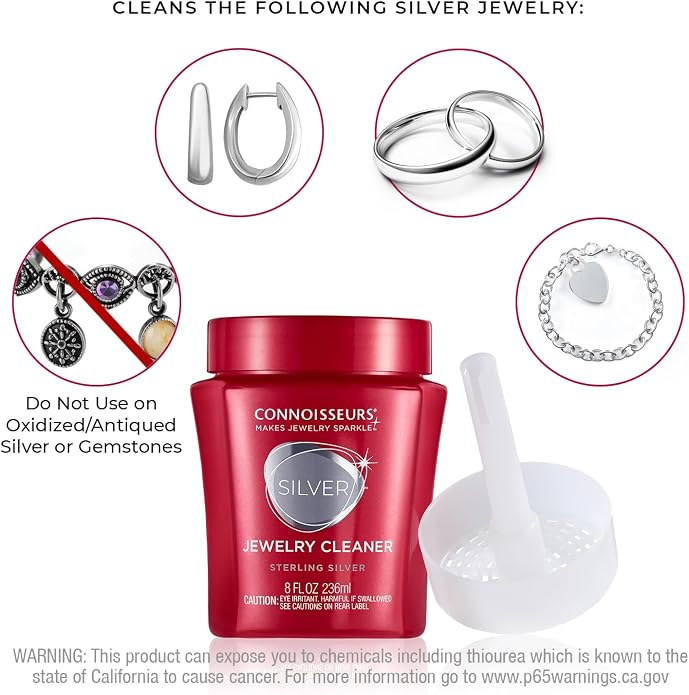 CONNOISSEURS Premium Edition Jewelry Cleaner, Value Size 9.6oz - Image 7