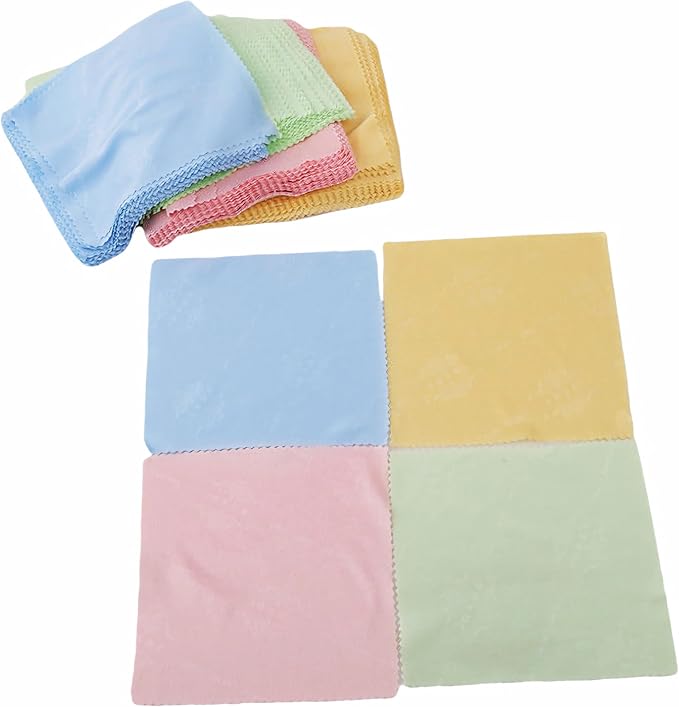 100pcs Microfiber Glasses Cleaning Cloth Fiber Material - Image 5