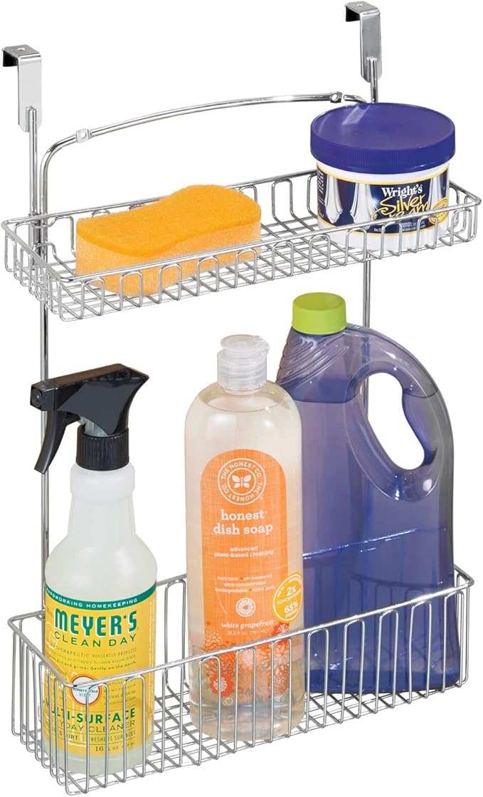 mDesign Over Cabinet Kitchen Storage Unit by mDesign