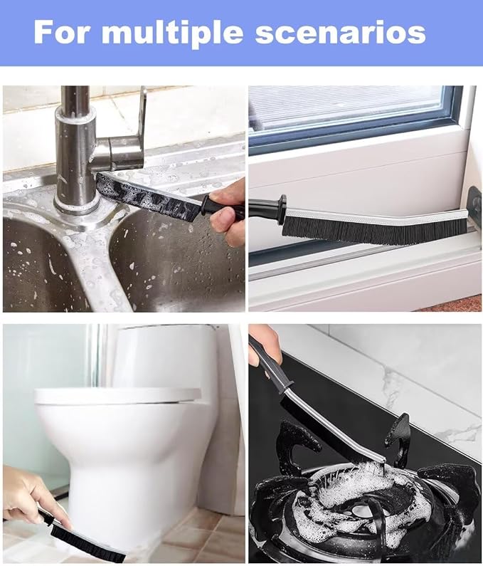Deep Clean Brush Set Crevice Cleaning Brush Window Groove Cleaner Tools Kit - Image 3