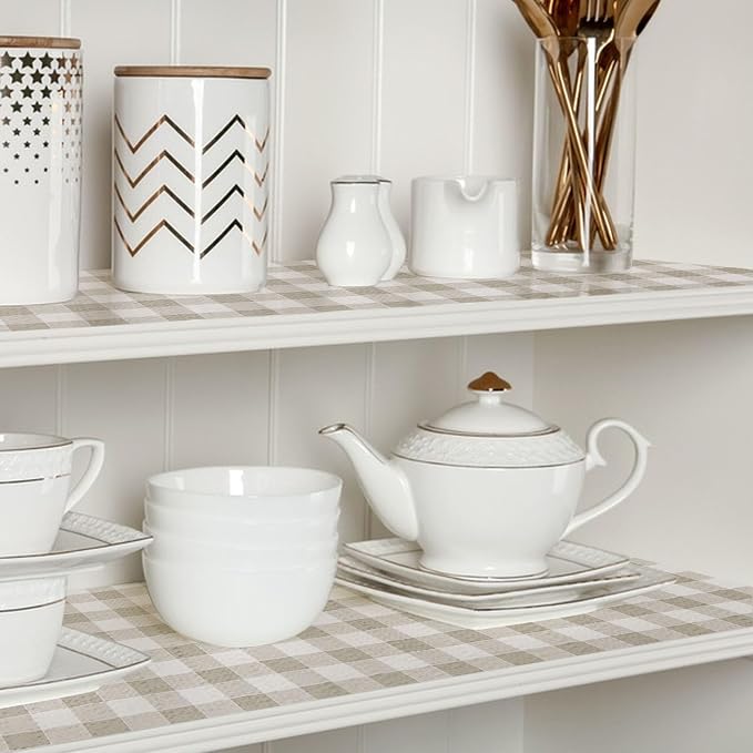 Drawer Shelf Liner, Non-Slip Kitchen Cabinet Liners Non-Adhesive Thick Strong - Image 6