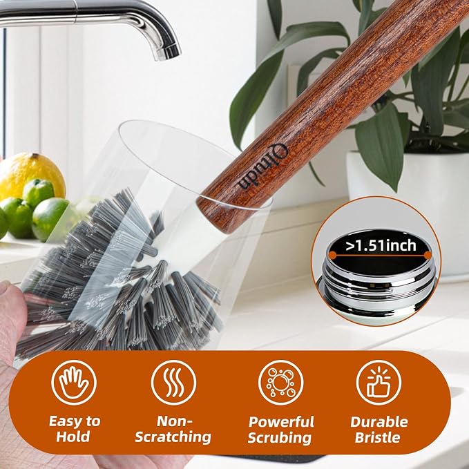4-Pack Heavy Duty Scrub Brushes - Image 4
