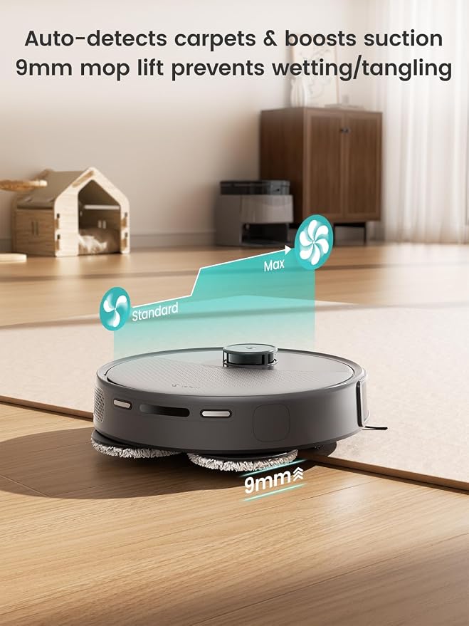 Lefant M3 Max Robot Vacuum, Auto Mop Washing, 20000Pa Suction, Self-Emptying & - Image 7