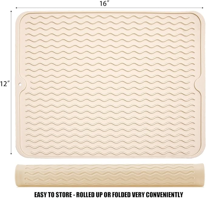 Silicone Dish Drying Mat for Multiple Usage, Easy clean, Eco-friendly, - Image 2