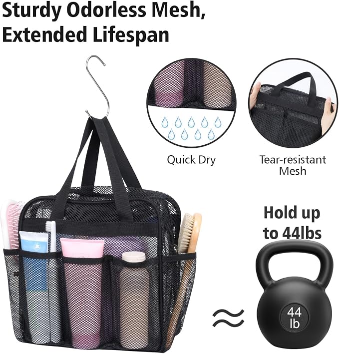 F-color Mesh Shower Caddy Portable - Image 6