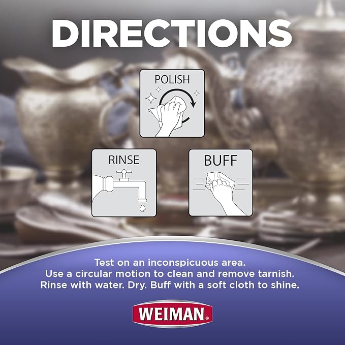 Weiman Jewelry Polish Cleaner and Tarnish Remover Wipes - Image 4