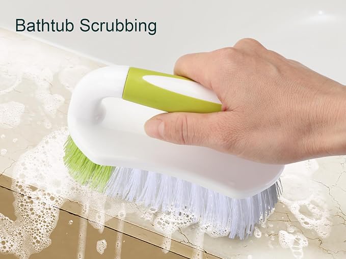 Scrub Brush for Cleaning, Heavy Duty Shower Scrubber - Image 5