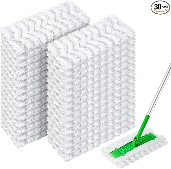 AIR U+ Dry Mop Pads for Swiffer Sweep and Mop, Heavy Duty Pet Dry Sweeper by AIRU