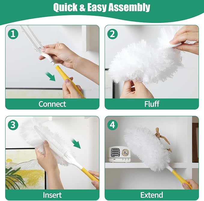 60 Count Electrostatic Duster Refills Compatible - Image 6