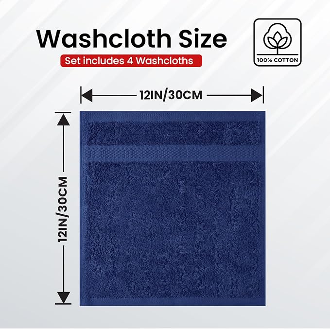 Infinitee Xclusives Luxury Wash Cloths - Image 3
