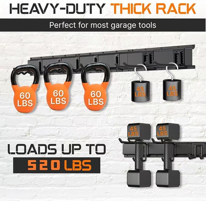 "48 Garage Tool Organizer Wall Mount - Image 2