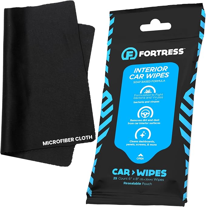 Fortress Car Interior Wipes by Fortress