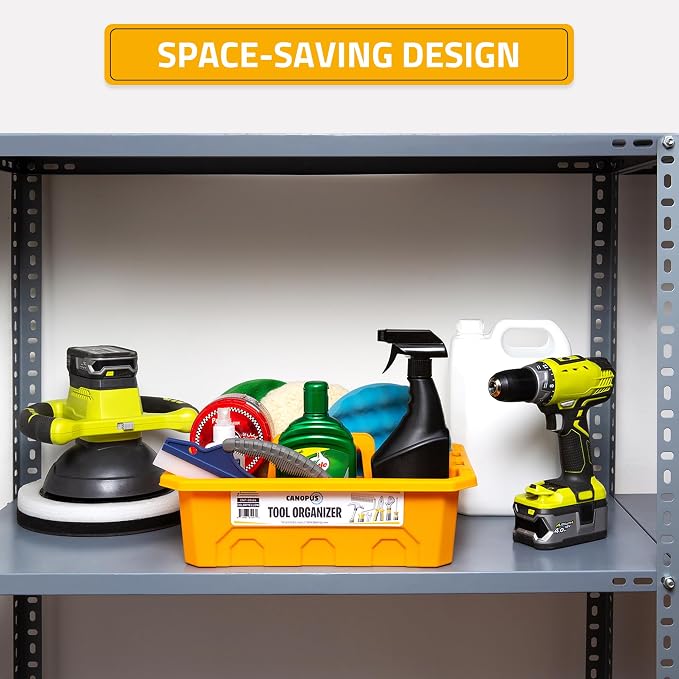 CANOPUS Storage Tray Tote with Functional Holes - Image 7