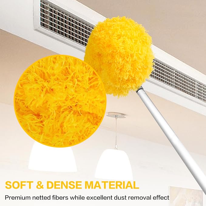 Ceiling Fan Cleaner Duster Reusable Microfiber Ceiling Fan Blade Cleaner - Image 5