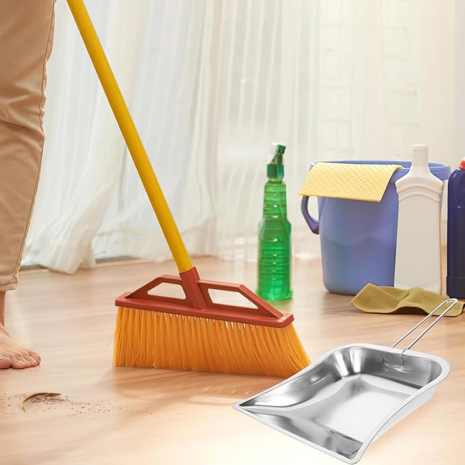 Artibetter Stainless Steel Handheld Dustpan 2pcs - Image 6
