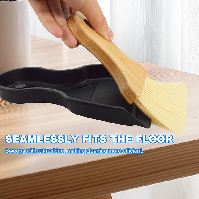 Mini Broom and Dustpan Set Portable Hand Broom - Image 3