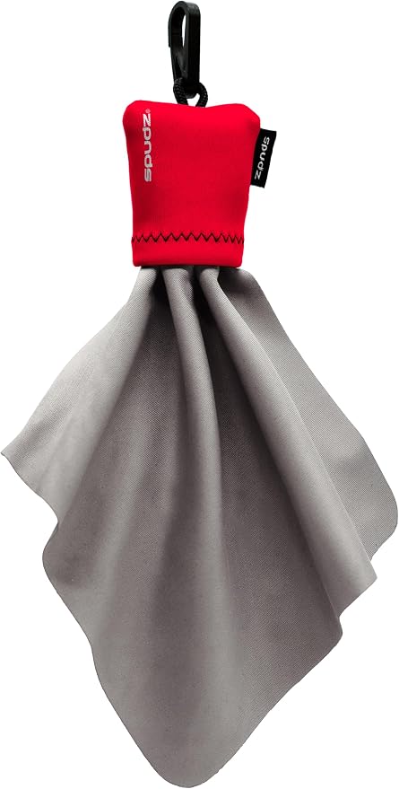 SPUDZ Classic Microfiber Lens Cleaner – Clip-On Pouch, Washable – by ALPINEINNOVATIONS