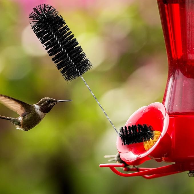 Hummingbird Feeder Cleaning Brush 19 Pieces 3 Size Mini Nylon Double Headed 2 - Image 5