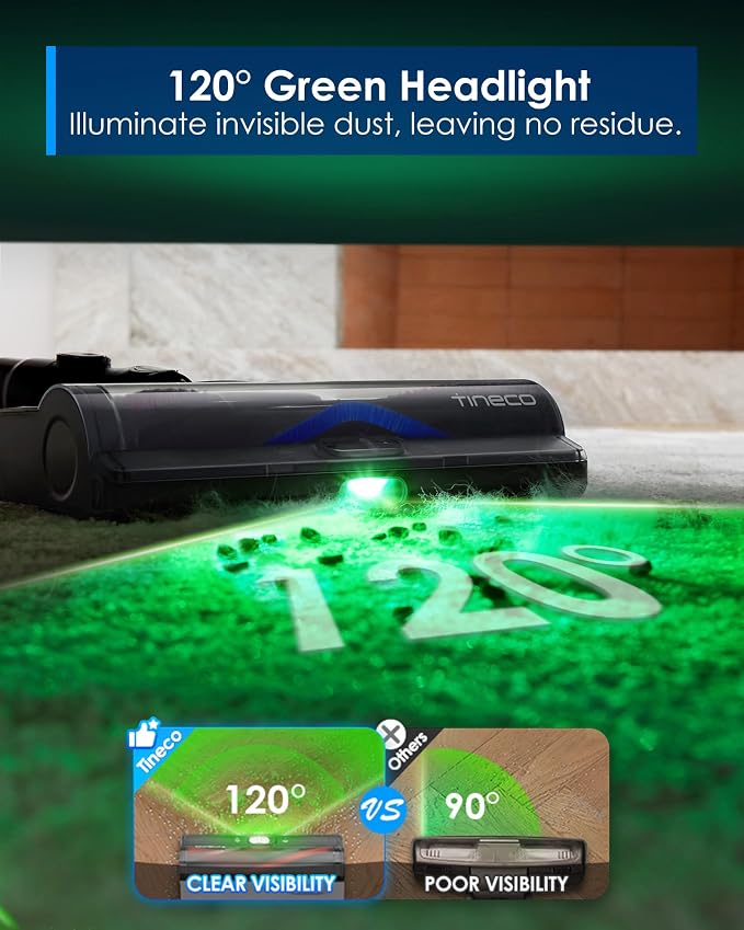 Tineco Pure ONE S50 Pro Cordless Stick Vacuum Cleaner, 200AW Powerful Suction - Image 3