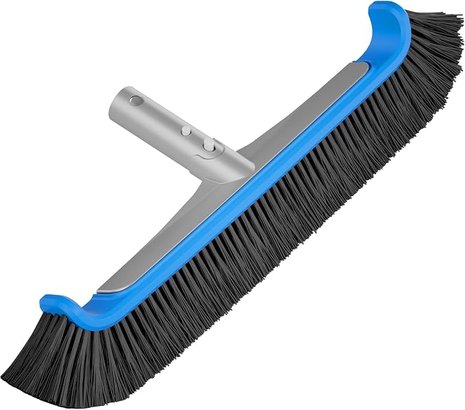 Pool Brush 17.5'' Heavy Duty Swimming Pool Brushes by TidyMister