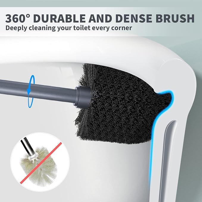 UPTRONIC Toilet Brush, Toilet Bowl Brush - Image 2