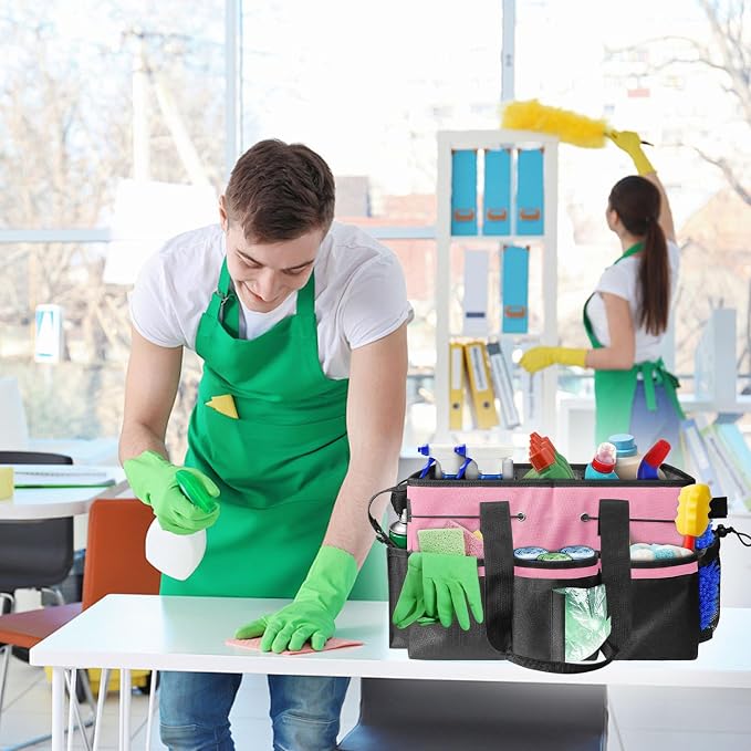 Cleaning Caddy Tote with Removable Dividers - Image 6