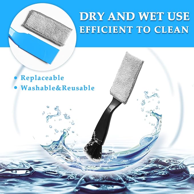 Ziciner 1 PC Double Head Brush for Car Clean, Soft Auto Interior Duster - Image 4