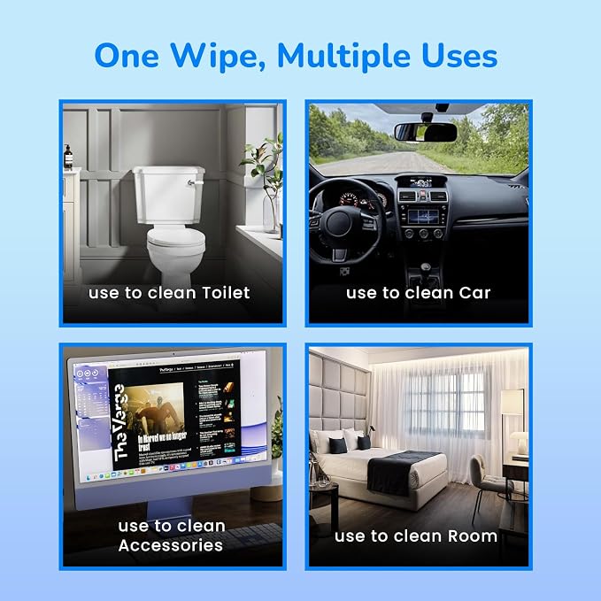 3 Pack Refill Pack Toilet Seat Wipes - Image 7