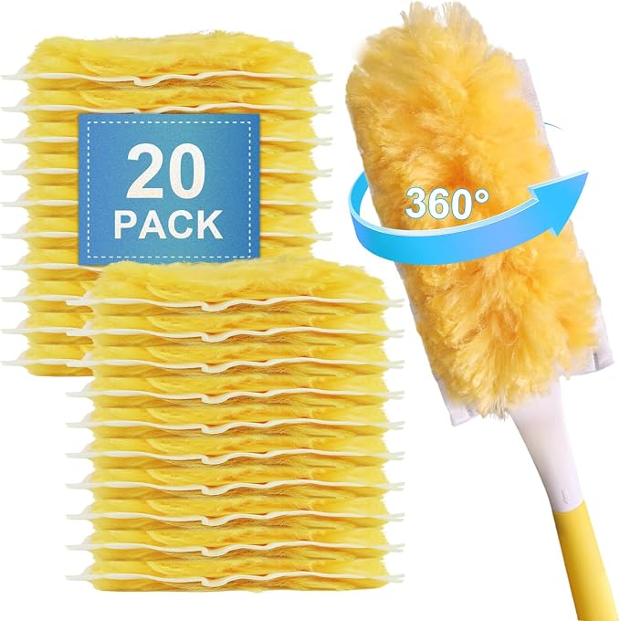 20 Pack Heavy Duty Duster Refills by KUWSEIY