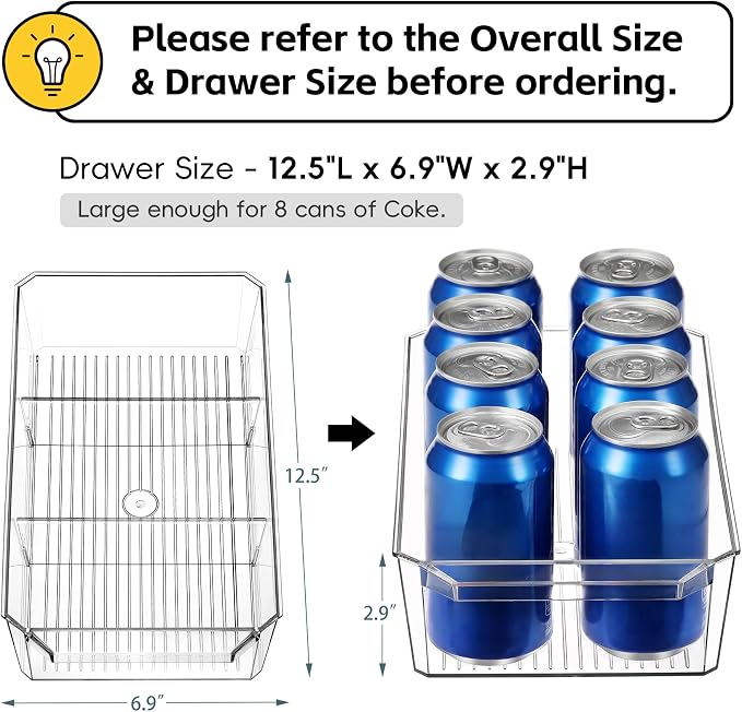 2 Set, 2 Tier Clear Organizer - Image 3