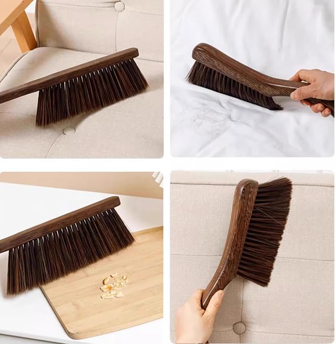Wooden Hand Broom Brush Whisk Soft Bristle Cleaning Brush - Image 6