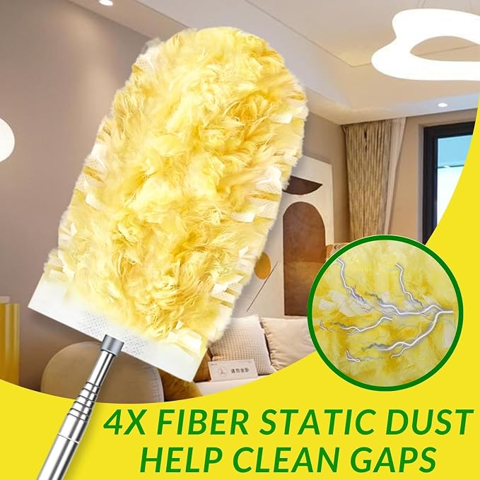 Duster Refills, Static Dust Removal Brush Disposable Replacement Head Compatible - Image 5