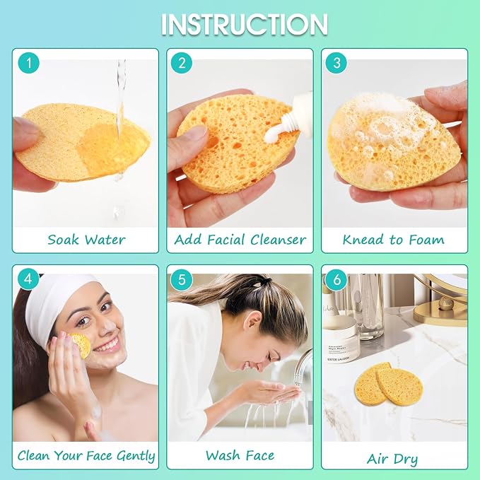 ORIGHTY 96 Count Facial Sponges - Image 4